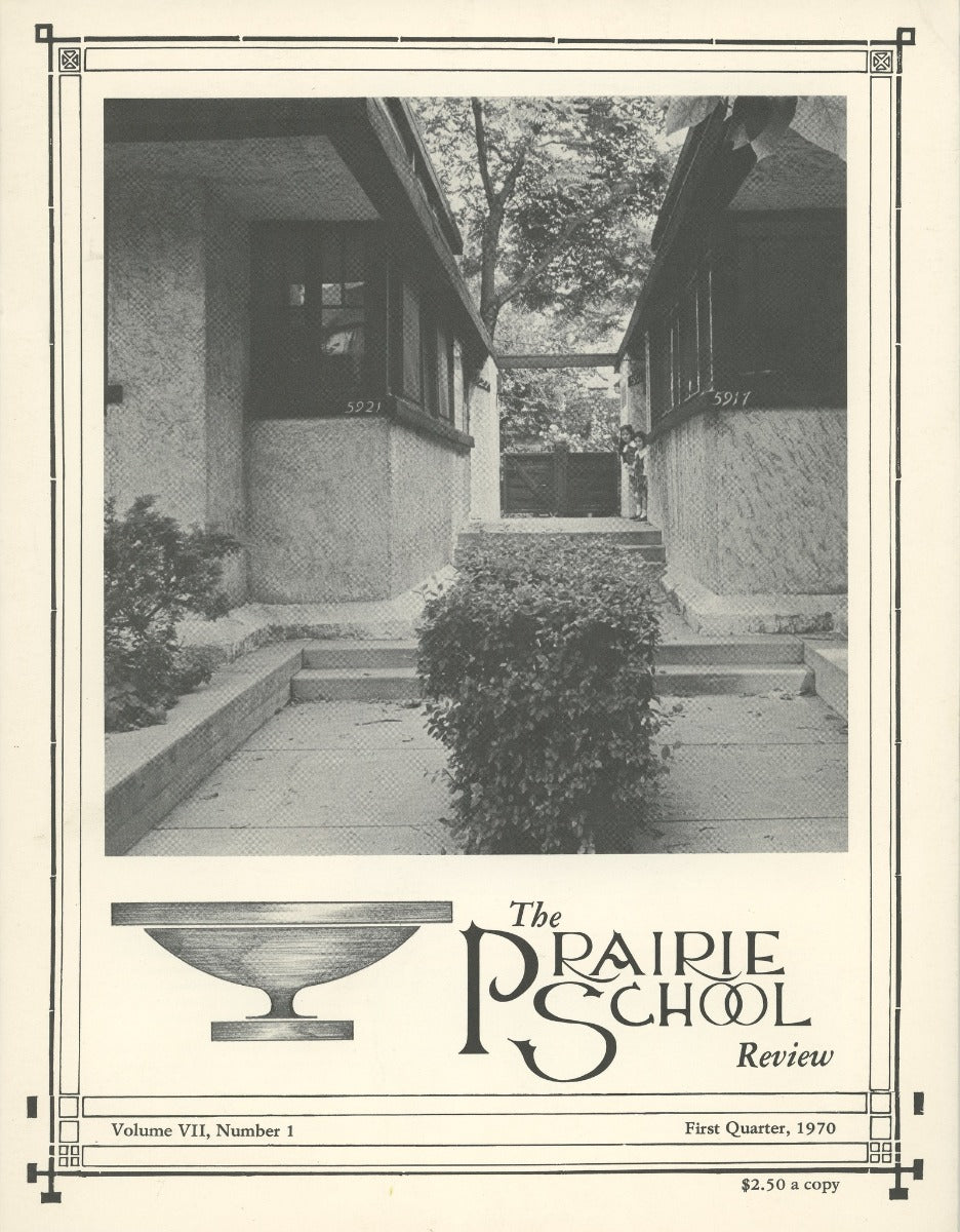 complete volume of  chicago-based prairie school review magazine, beginning in 1964 and ending in 1975
