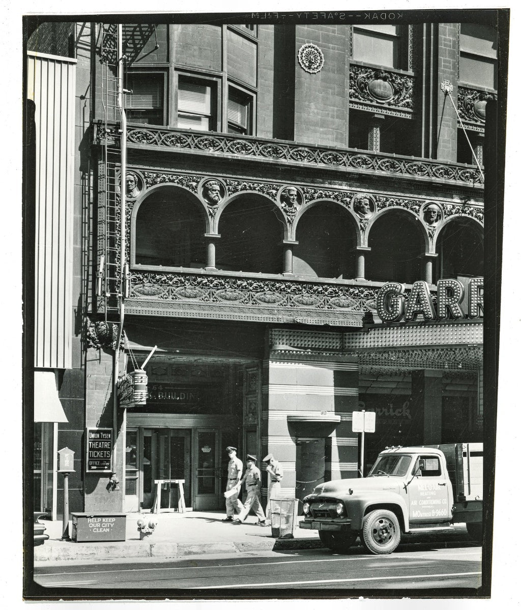 visually distinctive original 1892 exterior adler and sullivan schiller building or garrick theater terra cotta facade spandrel panel