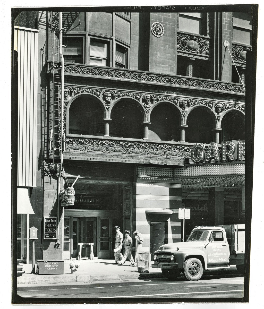 visually distinctive original 1892 exterior adler and sullivan schiller building or garrick theater terra cotta facade spandrel panel