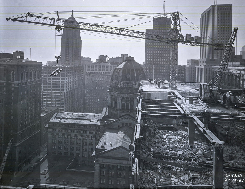 historically important henry ives cobb-designed custom hardware for chicago's federal building