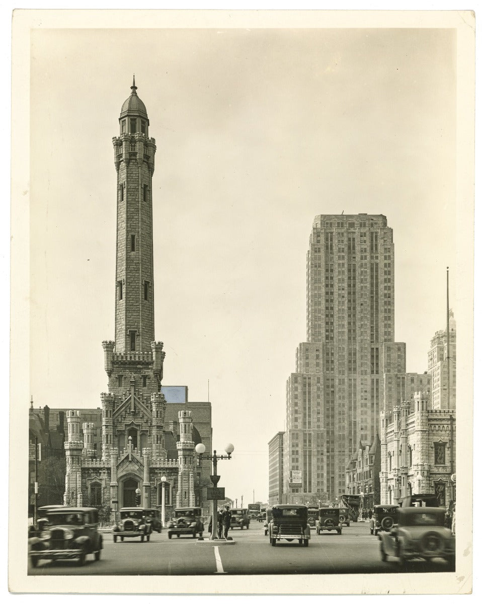 museum-quality original 1929 ornamental cast bronze holabird and root palmolive building lobby elevator door grille