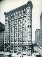 original 1893 holabird and roche custom-designed cast bronze old colony building office door hardware