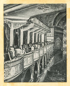 original louis sullivan-designed ornamental riveted joint wrought iron auditorium theater box seat grille