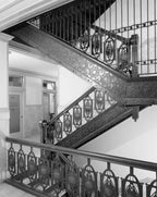 original 1894 winslow brothers cast iron adler and sullivan chicago stock exchange interior newel post bottom finial
