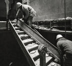 original 1893 copper-plated cast iron chicago stock exchange building interior staircase stringer fragment