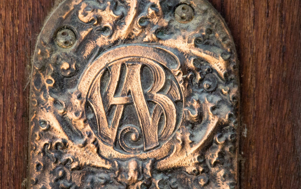 historically important original 1891 adler and sullivan wainwright office building interior doorknob