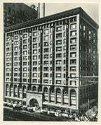 louis h. sullivan-designed ornamental cast iron copper-plated chicago stock exchange elevator surround panel