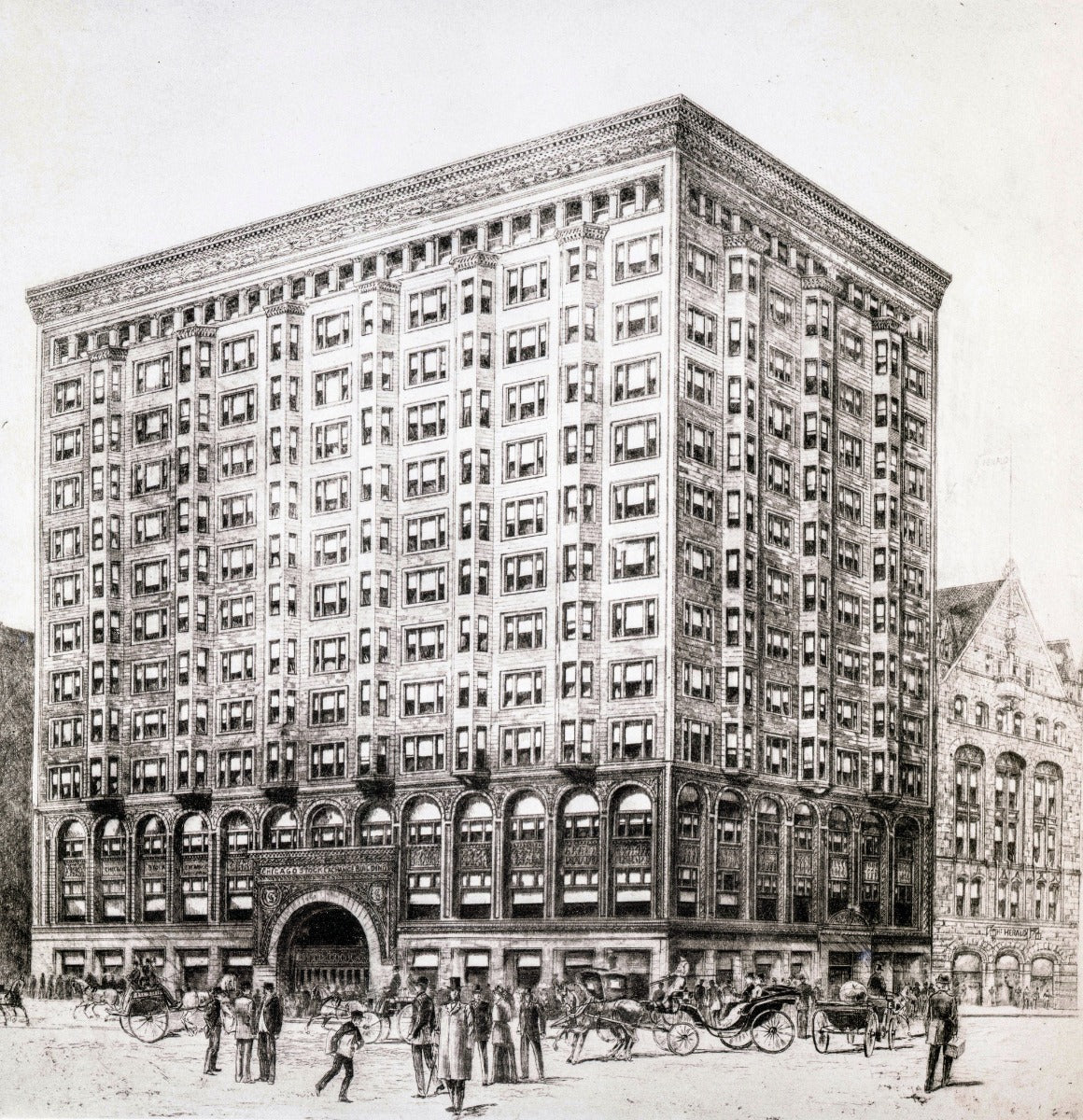 original louis h. sullivan-designed monogrammed polychromed plaster panel salvaged from 1894 chicago stock exchange trading room in 1972