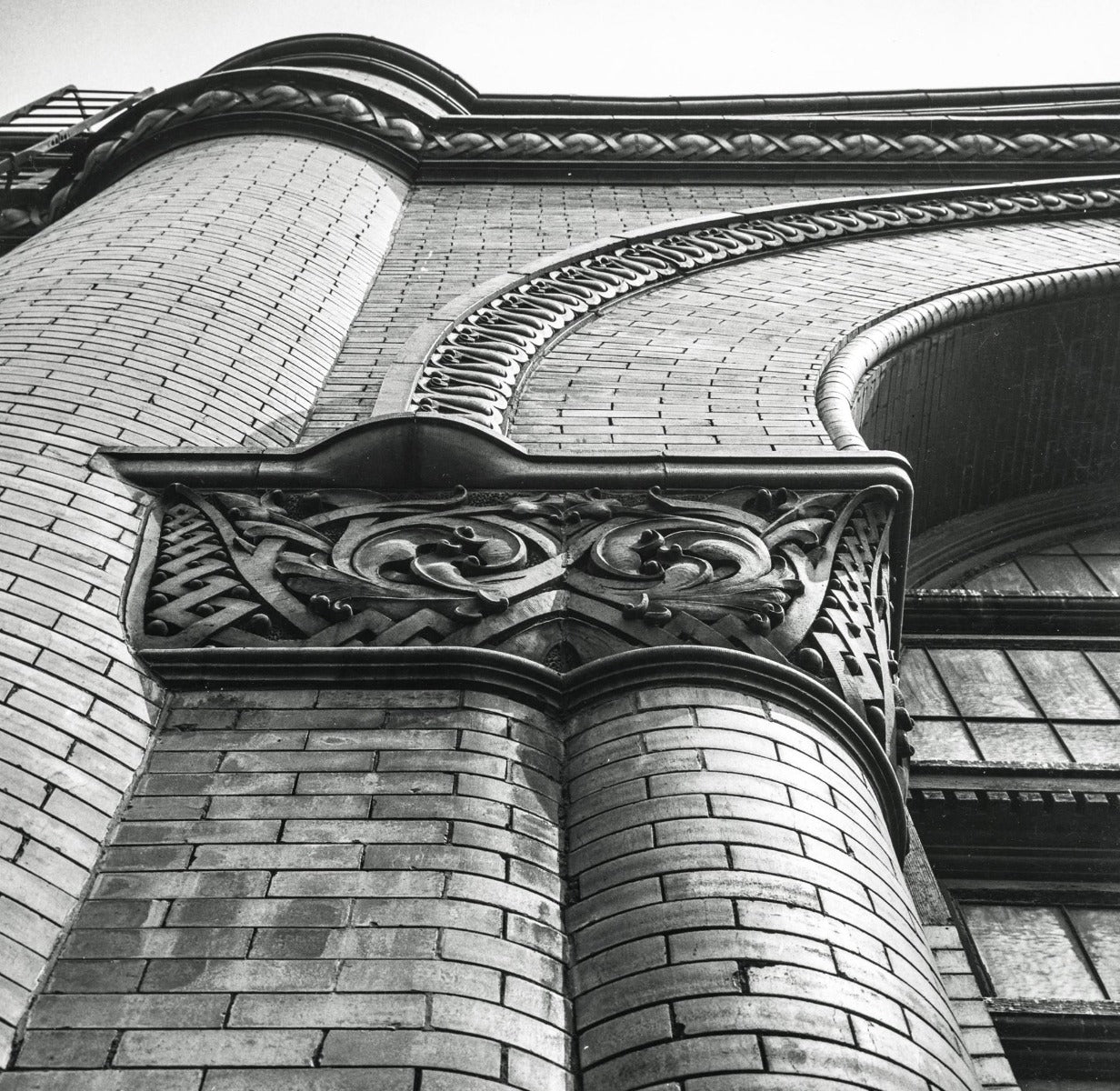 original museum-quality ornamental cast iron interior kansas city board of trade building staircase baluster