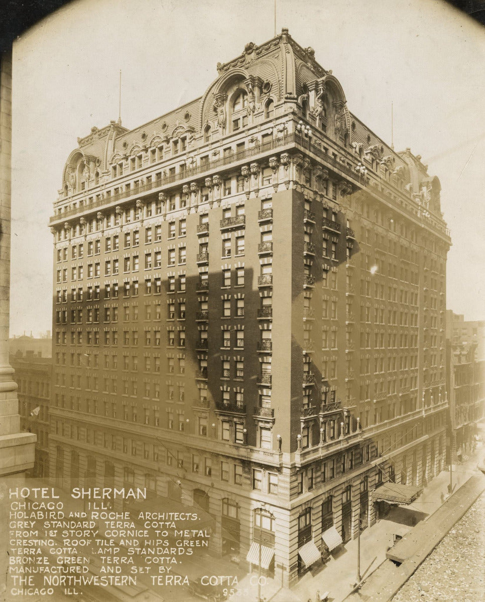 original holabird and roche-designed lot of bronze chicago hotel sherman interior elevator cab call push button plates