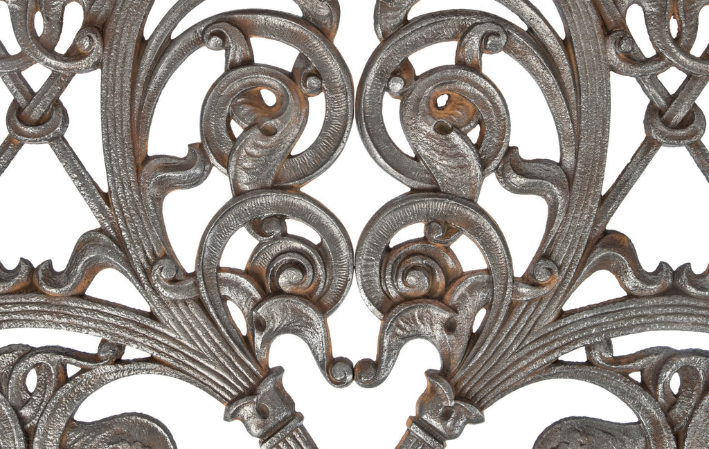 extremely rare and amazingly executed john wellborn root-designed cast and wrought ornamental wrought iron kansas city board of trade building transom panel