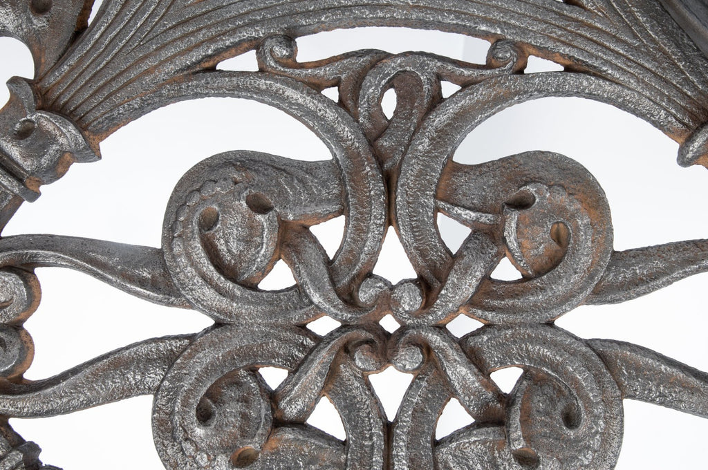 extremely rare and amazingly executed john wellborn root-designed cast and wrought ornamental wrought iron kansas city board of trade building transom panel