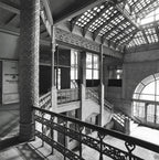 extremely rare and amazingly executed john wellborn root-designed cast and wrought ornamental wrought iron kansas city board of trade building transom panel