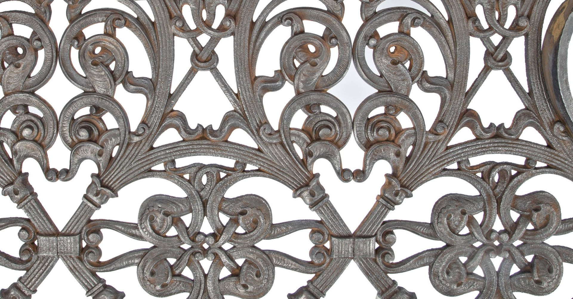 extremely rare and amazingly executed john wellborn root-designed cast and wrought ornamental wrought iron kansas city board of trade building transom panel