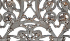 extremely rare and amazingly executed john wellborn root-designed cast and wrought ornamental wrought iron kansas city board of trade building transom panel