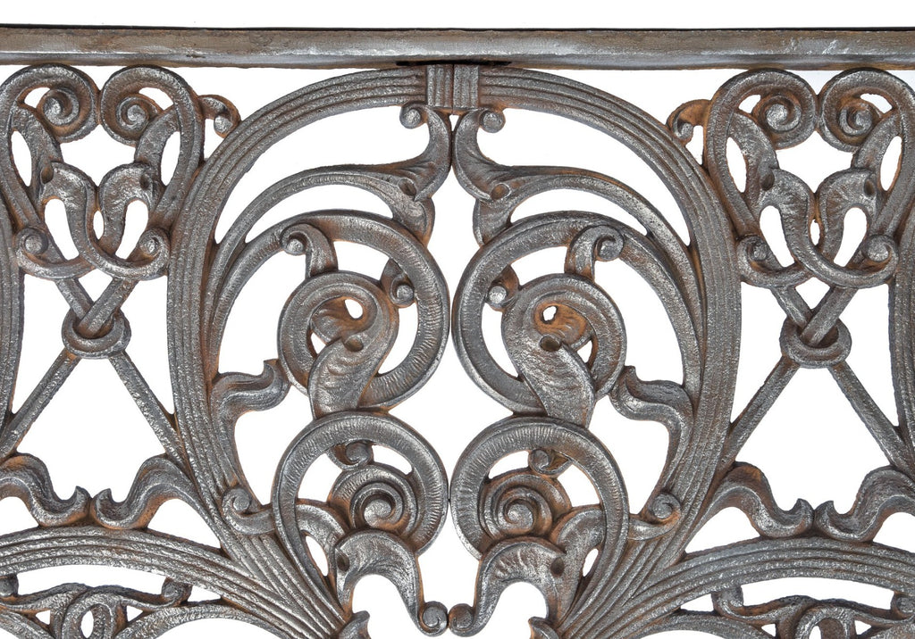 extremely rare and amazingly executed john wellborn root-designed cast and wrought ornamental wrought iron kansas city board of trade building transom panel
