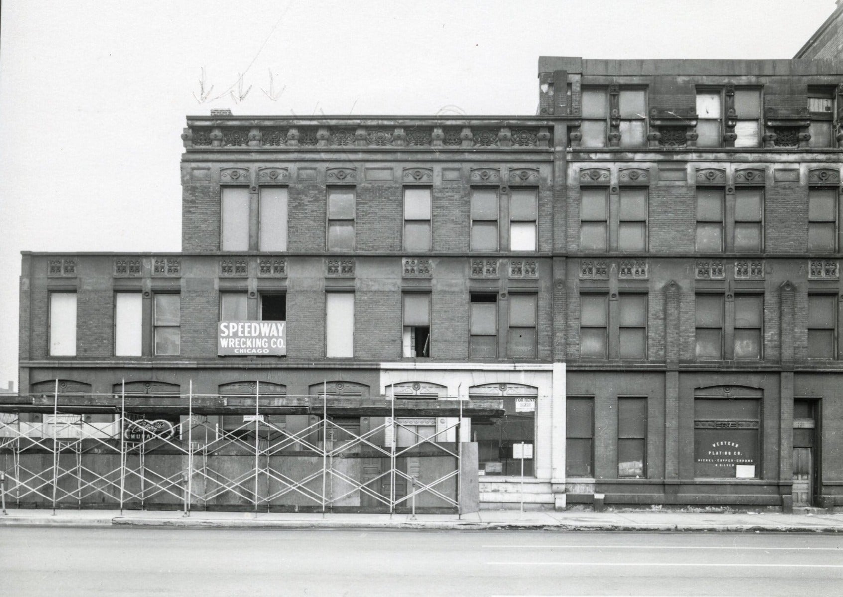 historically important 1881 adler and sullivan rosenfeld building red glazed terra fragment salvaged by richard nickel in 1959