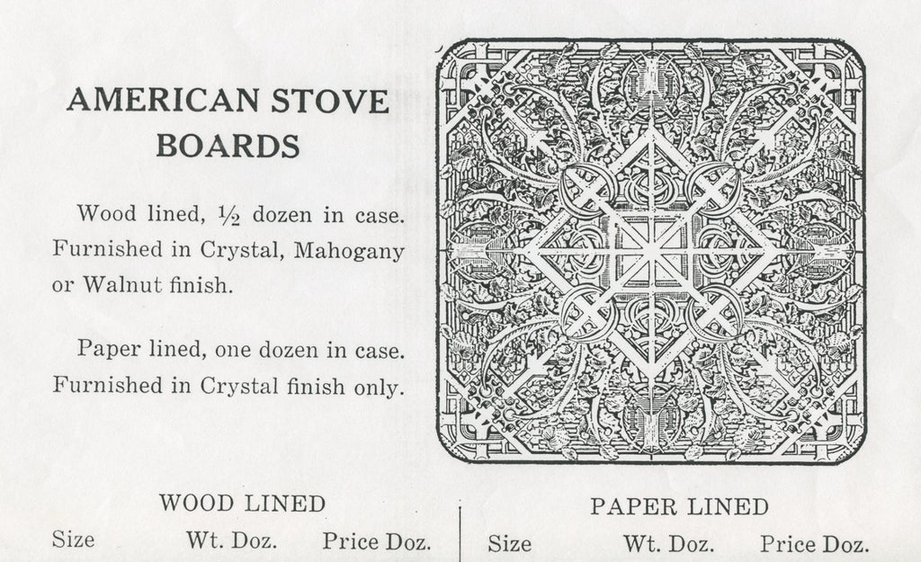 rare original and profusely illustrated color american stoveboard company catalog