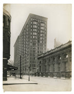 original john wellborn root-designed ornamental cast iron monadnock building doorknob and backplate