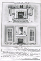 highly informative and profusely illustrated out of print early 20th century universal design book "no. 25" on builder's hardware, millwork and stained glass
