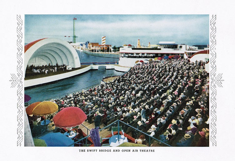 original limited edition chicago 1933-34 chicago fair pictorial booklet "official pictures in color, a century of progress"