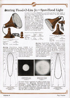 early 20th century w. w. martin and the reflector and illuminating co "sterling silvered glass reflectors" catalog no. 25