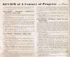 unique america depression era "review of a century of progress" fold out map and guide of the 1933 chicago world's fair