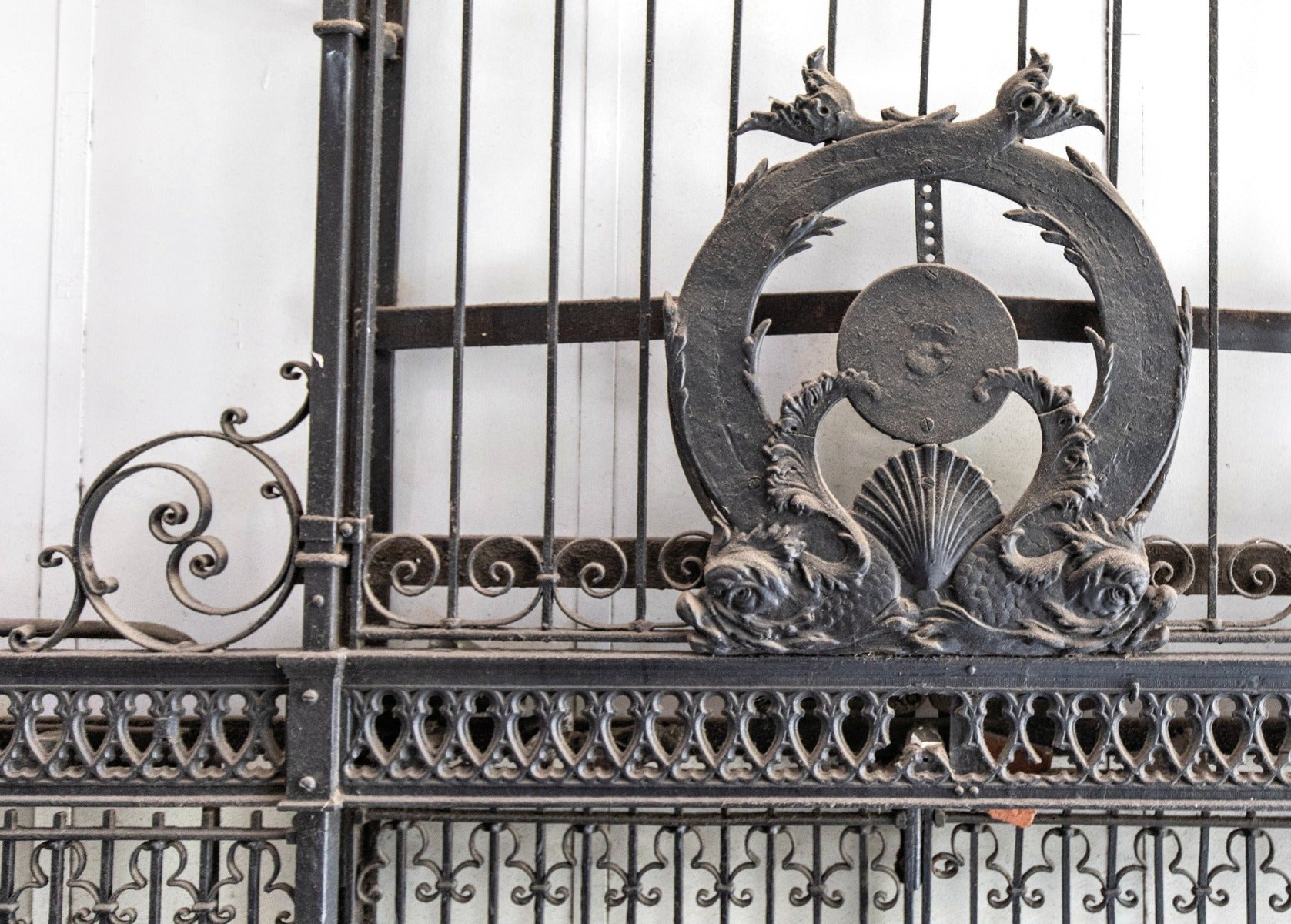 museum-quality 1896 charles atwood or peter weber-designed interior fisher building elevator floor indicator with original bronze numbers