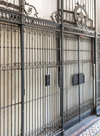 museum-quality 1896 charles atwood or peter weber-designed interior fisher building elevator floor indicator with original bronze numbers