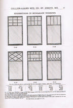 turn of the century collier-adams manufacturing company millwork "catalogue no. 30"