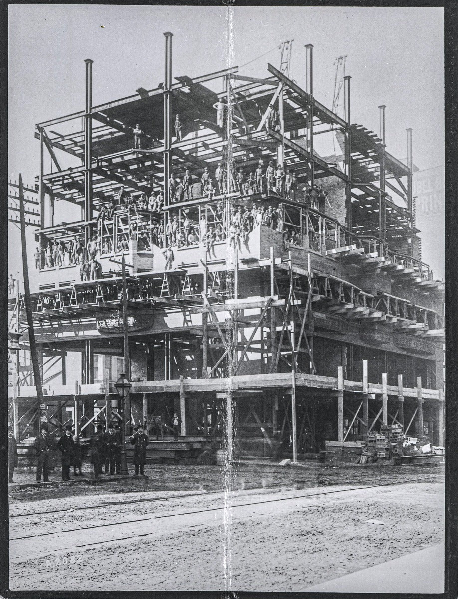 original hard to find 1891 holabird and roche cast brass chicago pontiac building custom monogrammed doorknob