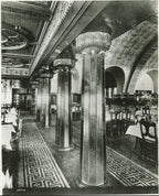 original adler and sullivan cast plaster 10th floor 1889-90 auditorium hotel dining room ceiling panel