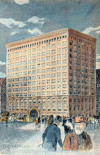 museum-quality original louis h. sullivan 1893 chicago stock exchange trading room art glass skylight panel