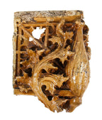 original hugh garden-designed painted cast plaster cherry circle logo fragment salvaged from the chicago athletic association building