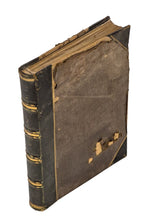 amazingly intact late 19th century hardbound scrapbook containing a combination of albumen prints and lithographs of major american cities