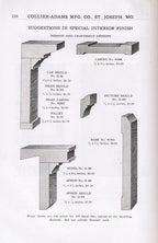 turn of the century collier-adams manufacturing company millwork "catalogue no. 30"