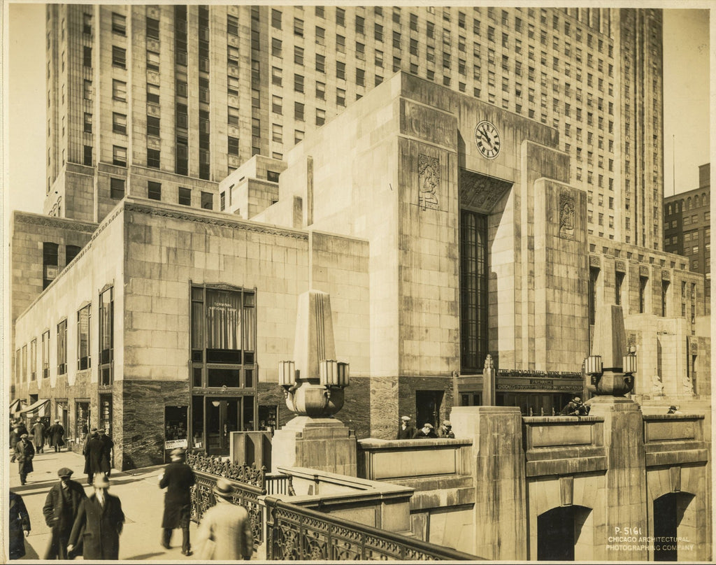 1928-29 holabird and root-designed nickel-plated cast bronze chicago daily news building interior office door hardware