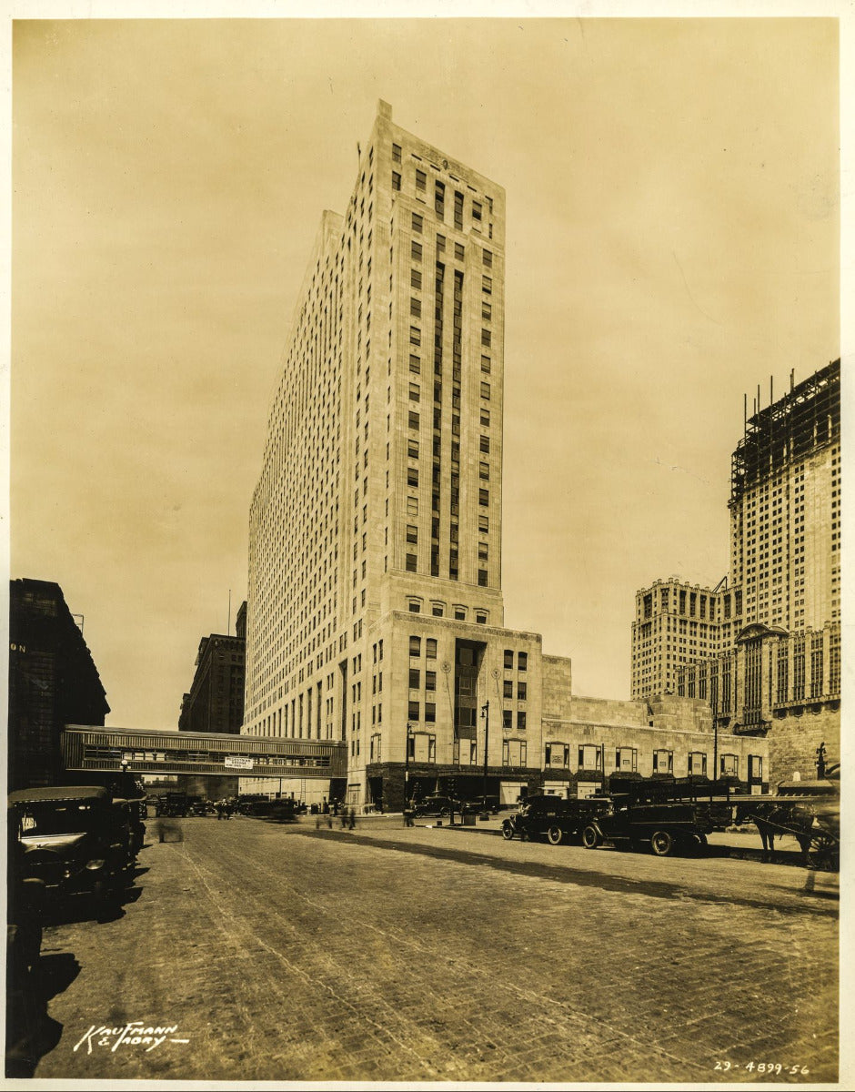 1928-29 holabird and root-designed nickel-plated cast bronze chicago daily news building interior office door hardware