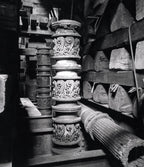 original 1881 louis h. sullivan-designed cast iron exterior s.a. maxwell or jewelers' building column ornament