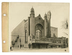 three original 8-x 10 silver gelatin prints of detroit's non-extant hollywood theater from the architectural office of graven and mayger
