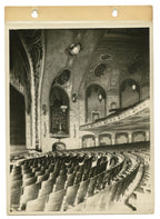 three original 8-x 10 silver gelatin prints of detroit's non-extant hollywood theater from the architectural office of graven and mayger