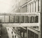 museum-quality louis h. sullivan-designed 1898-99 cast iron schlesinger and mayer pedestrian bridge mullion