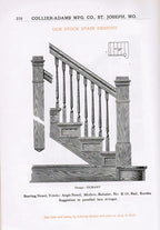 turn of the century collier-adams manufacturing company millwork "catalogue no. 30"