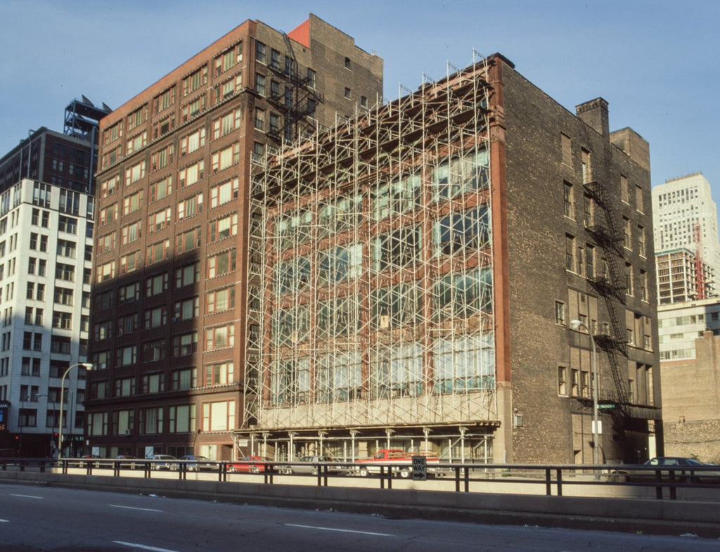 original 1884 adler and sullivan troescher building exterior terra cotta salvaged fragment