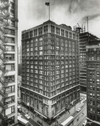 original historially important custom-designed cast brass chicago tribune building office door hardware designed by holabird and roche