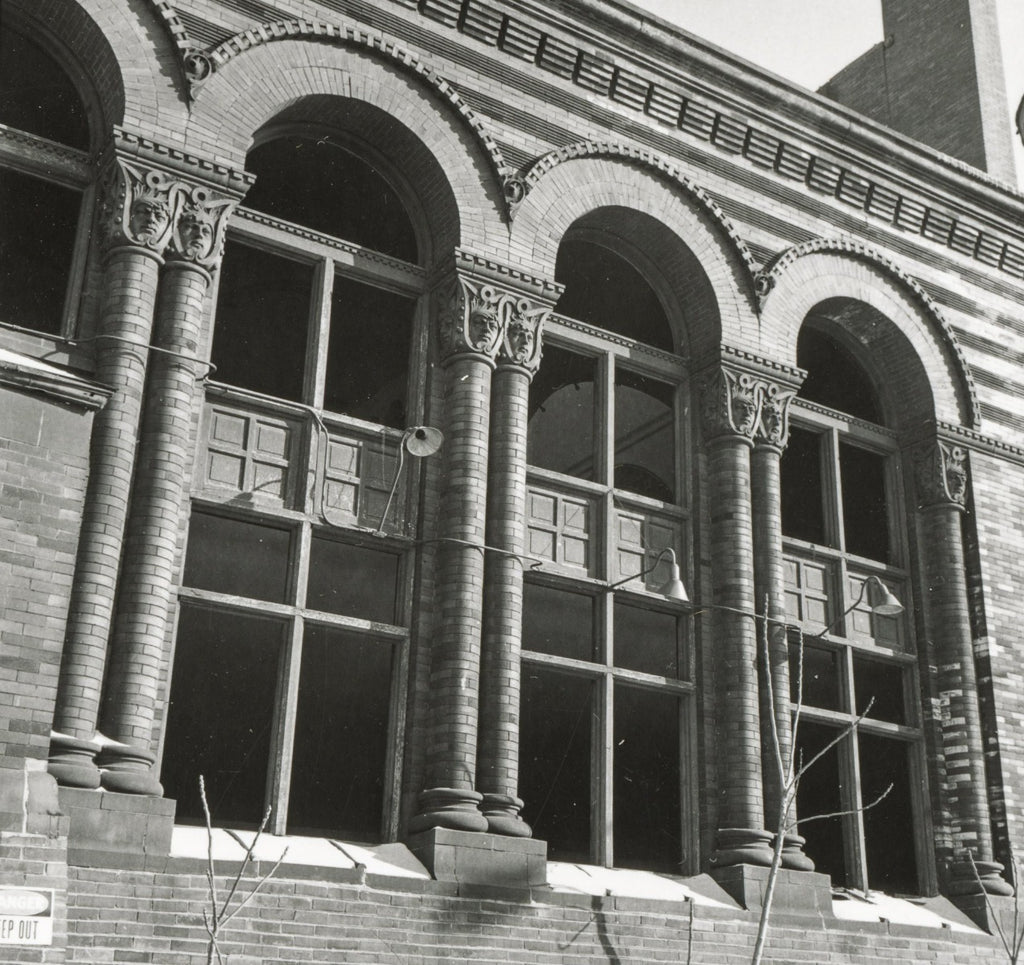 salvaged cast plaster interior church of the covenant (burnham and root) column capital salvaged by david norris