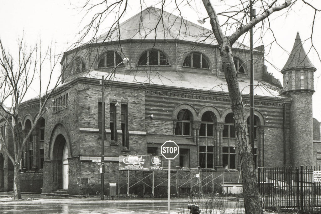 salvaged cast plaster interior church of the covenant (burnham and root) column capital salvaged by david norris