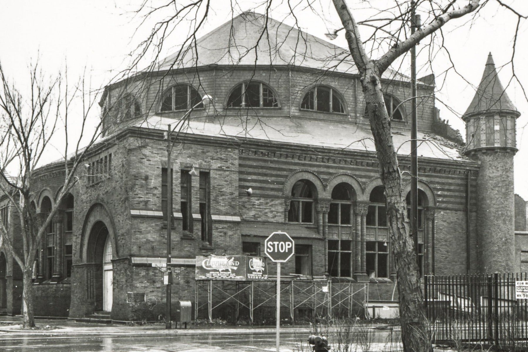 salvaged cast plaster interior church of the covenant (burnham and root) column capital salvaged by david norris