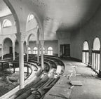 salvaged cast plaster interior church of the covenant (burnham and root) column capital salvaged by david norris
