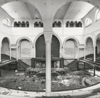 salvaged cast plaster interior church of the covenant (burnham and root) column capital salvaged by david norris